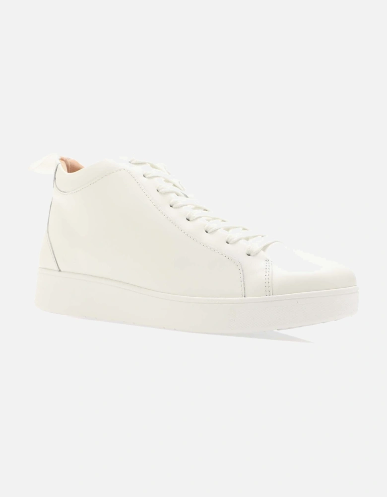 Womens Rally Leather High Top Trainers
