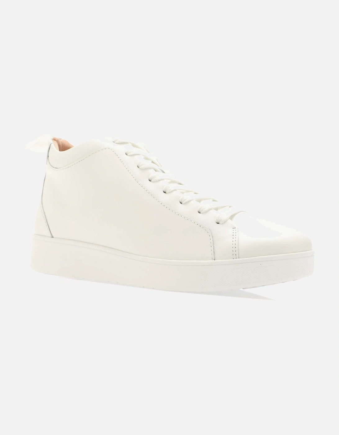 Womens Rally Leather High Top Trainers, 6 of 5