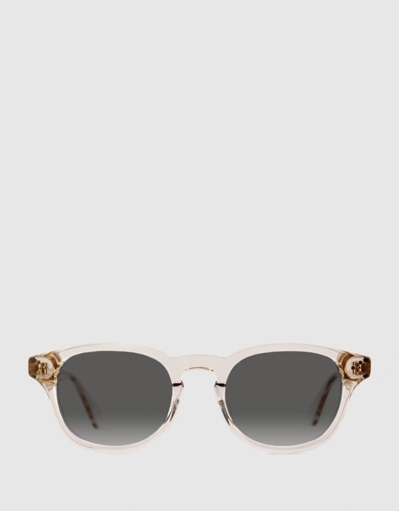 Curry and Paxton Rounded Acetate Sunglasses