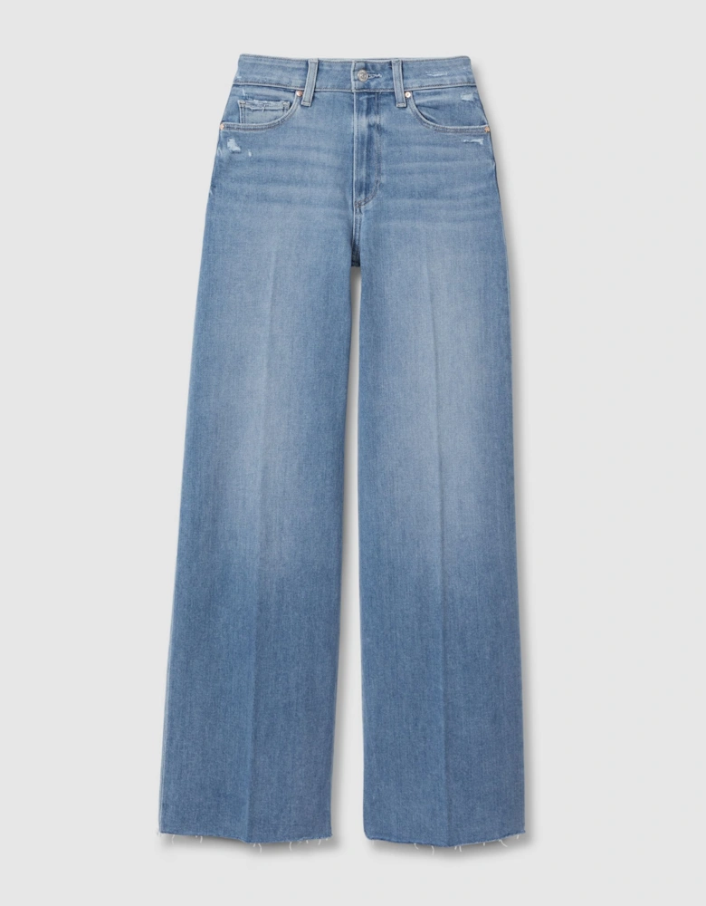 Paige Flared Cropped Jeans