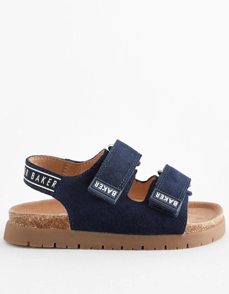 Younger Boys Footbed Sandal - Navy