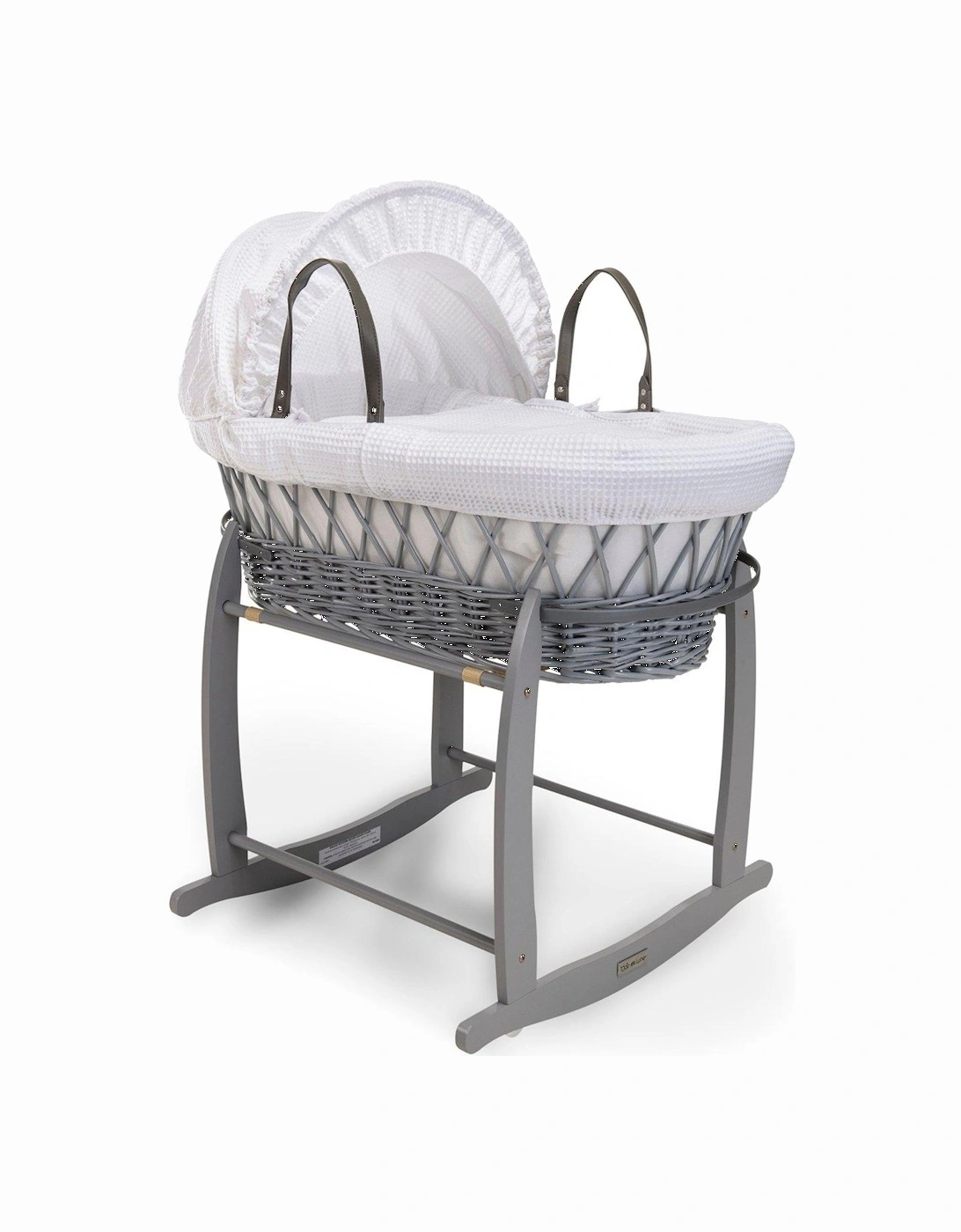 Waffle White Wicker & Deluxe Stand Grey, 3 of 2