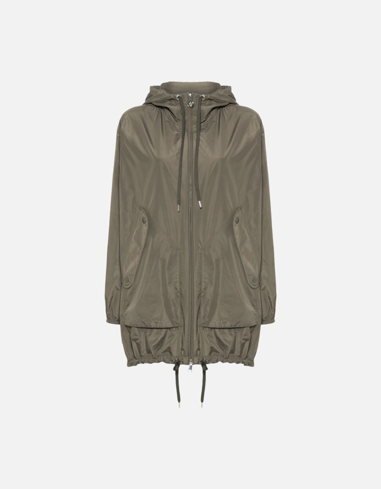 Womens Melia Short Parka Khaki