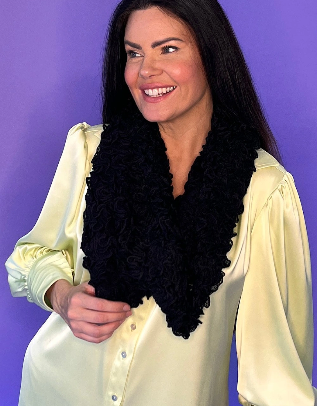 Knitted Lace Scarf, 2 of 1