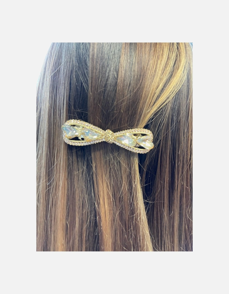 Crystal Bow Hair Clip