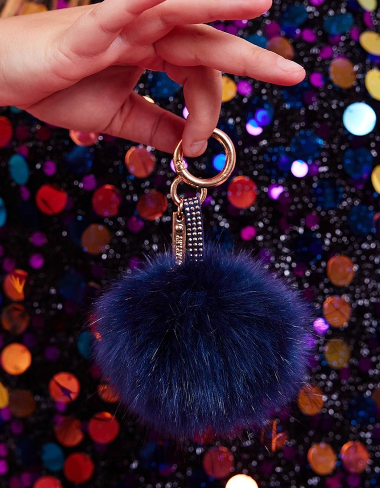 Faux Fur Pom Poms Charm