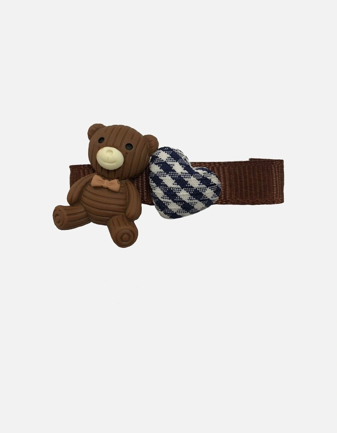 Hand Made Teddy Hair Clip, 2 of 1