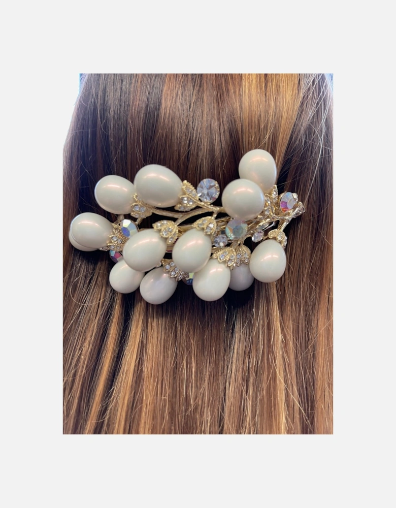 Limited Hand Made Precious Stones Hair Clip