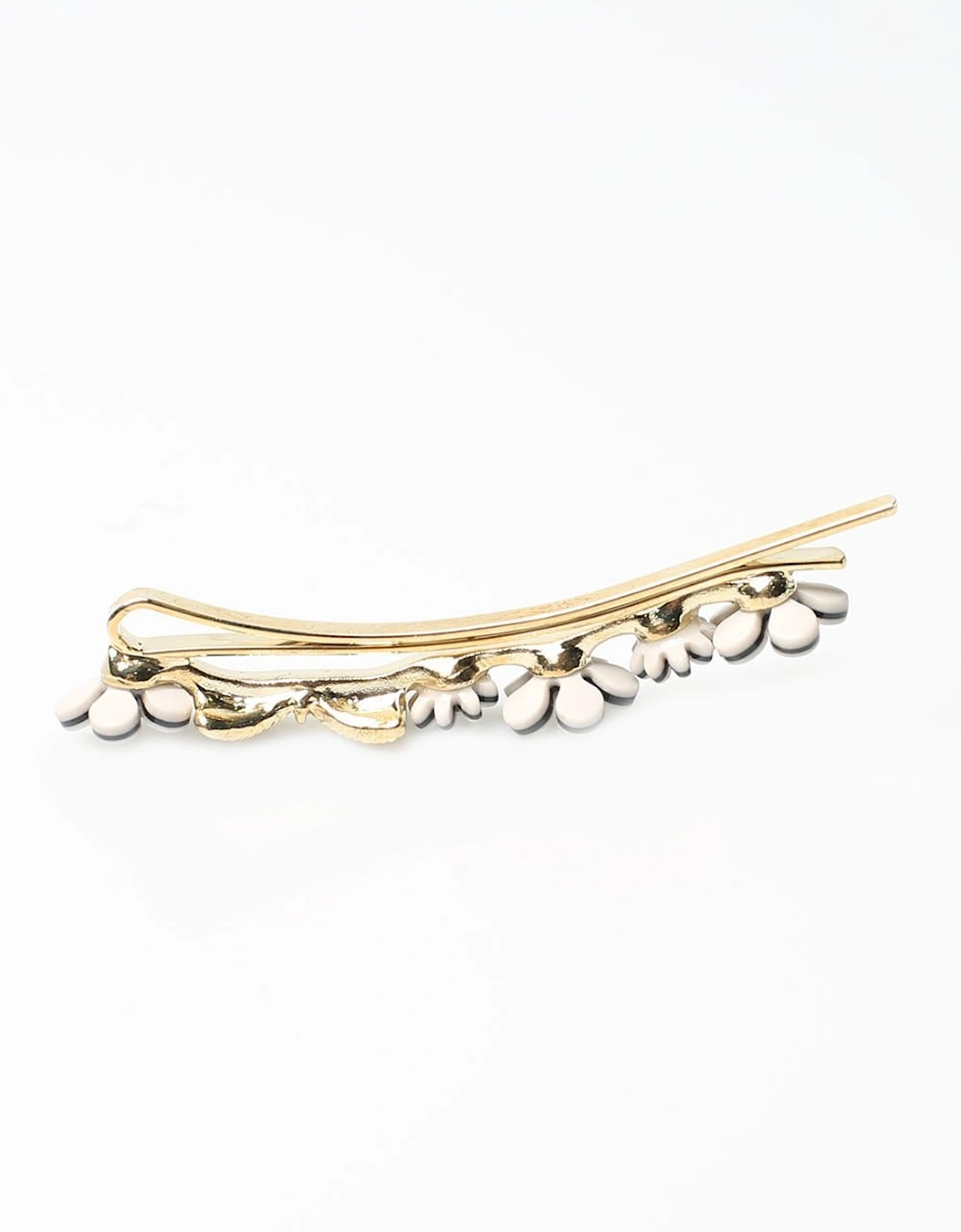 Diamantes Flower Bow Hair Slide