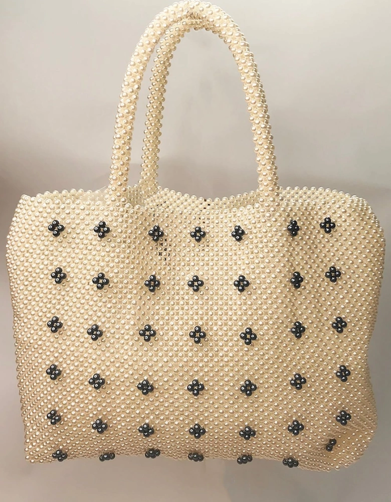 Faux Pearl Handbag