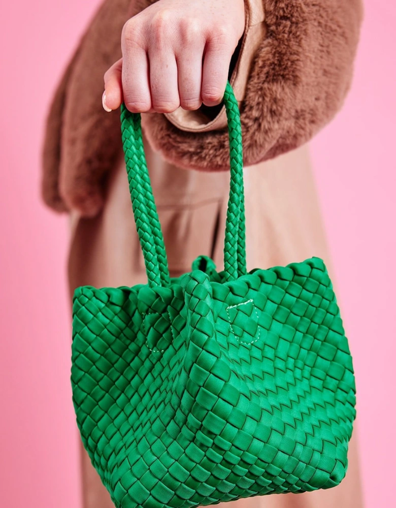 Hand Knitted Eco Leather Zoe Bag