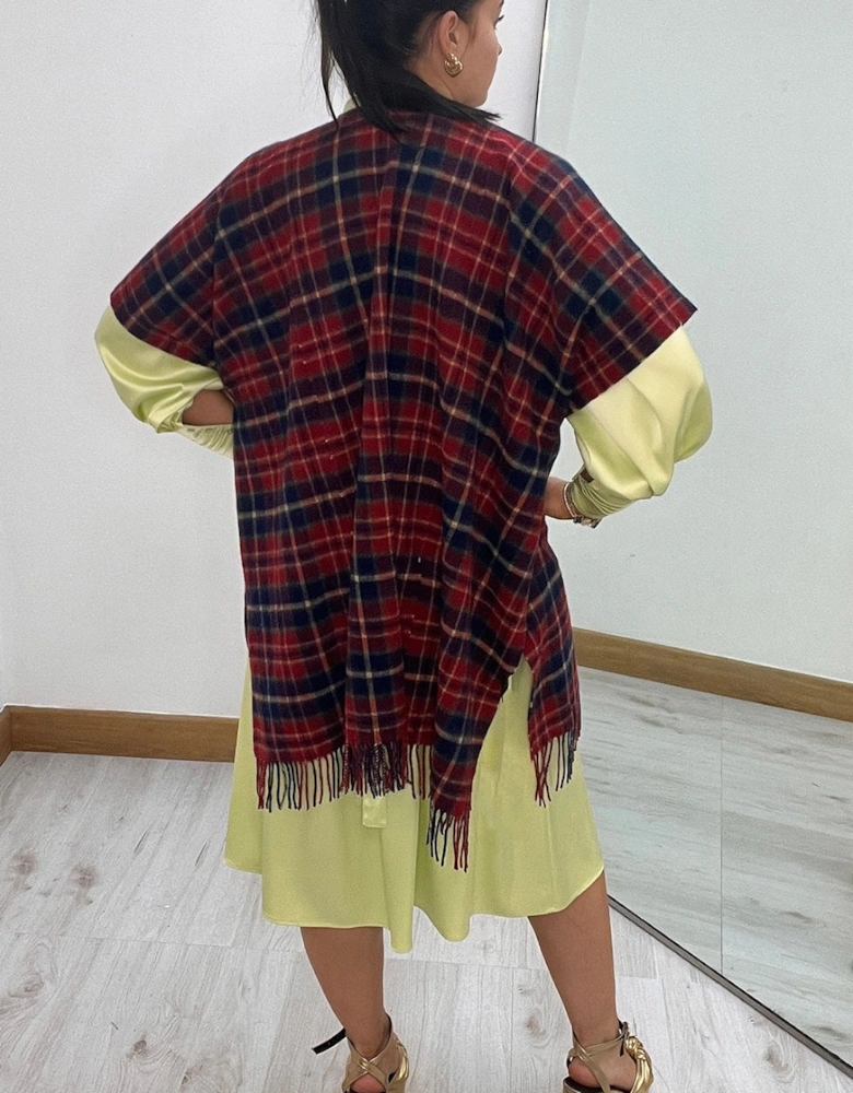 Cashmere Blend Cape Wrap