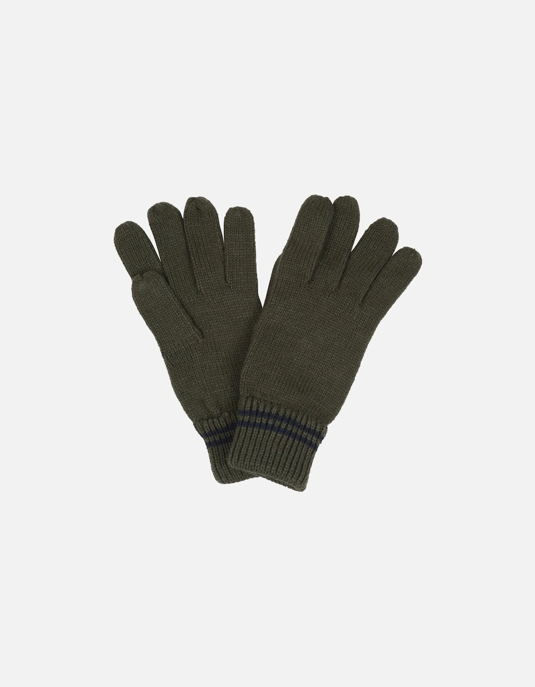 Mens Balton III Acrylic Ribbed Winter Gloves, 2 of 1