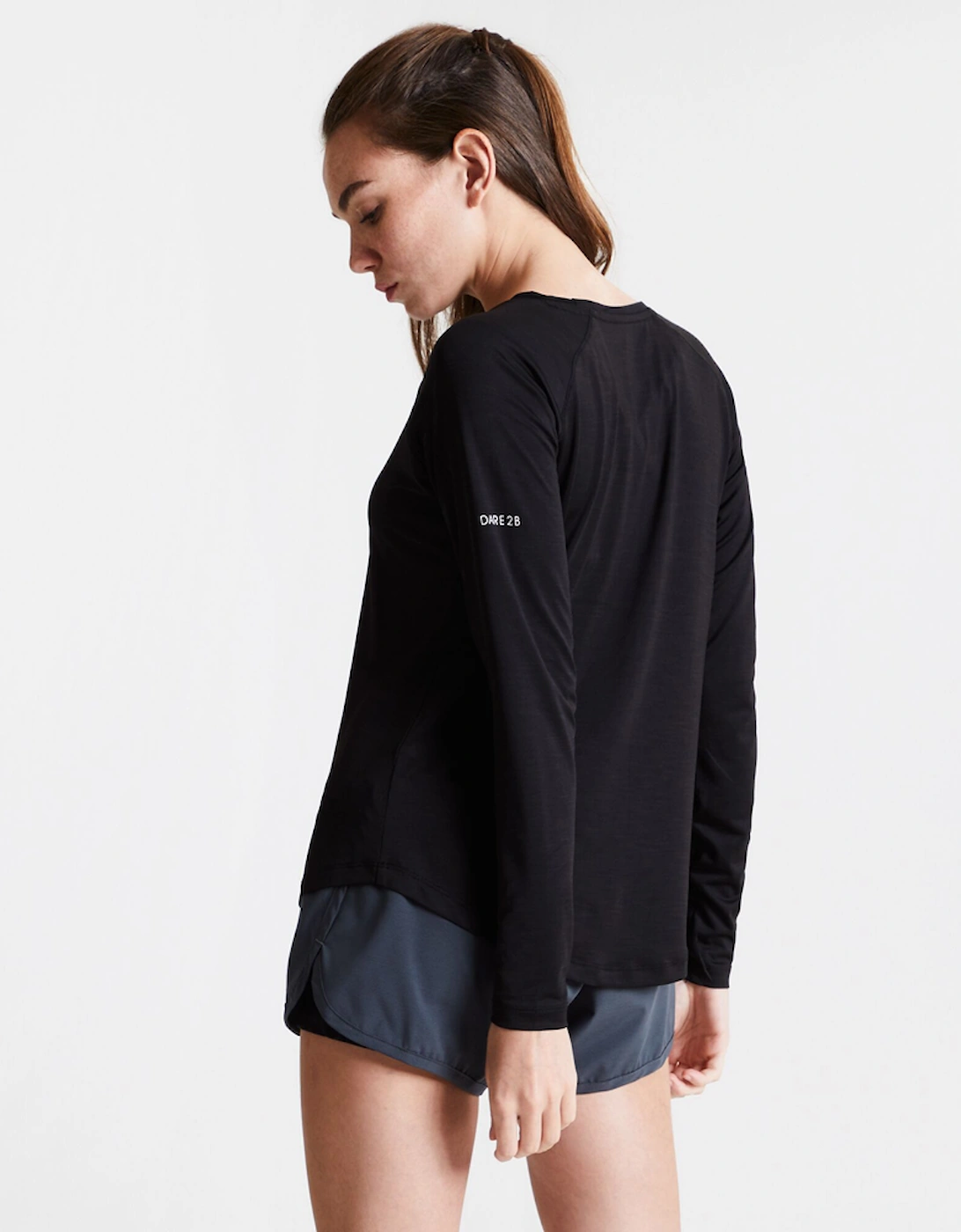 Womens Discern Wicking Long Sleeve Running T Shirt