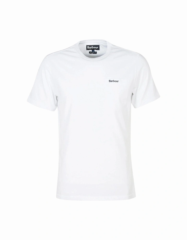 Heritage Men's White Langdon Pocket T-shirt