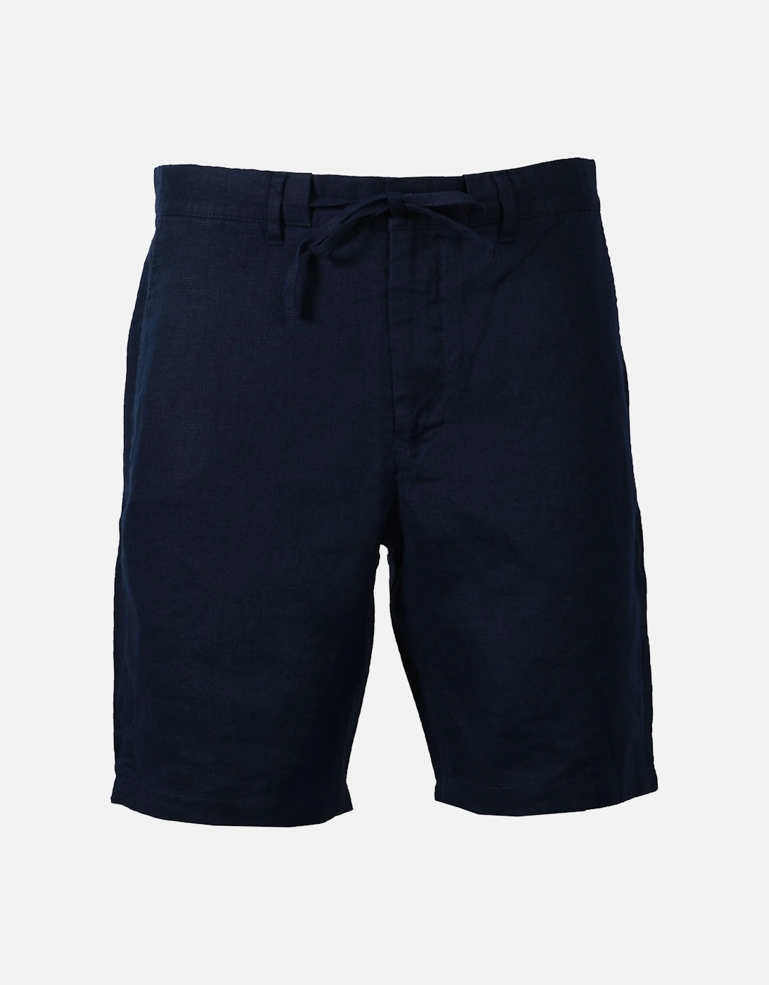 Relaxed Linen Ds Shorts Marine, 5 of 4