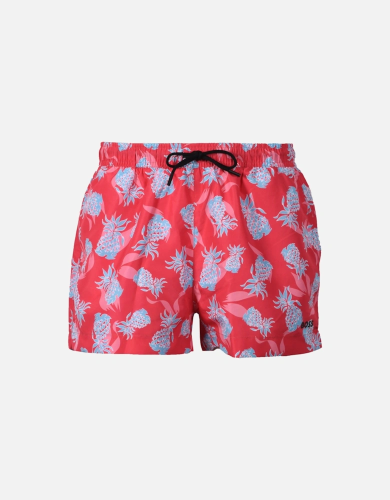 Boss Ery Swim Shorts Dark Pink