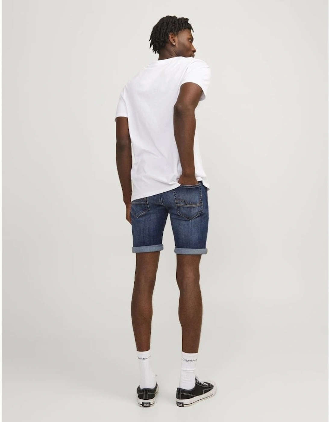 Fox 038 Regular fit denim shorts - Blue Denim