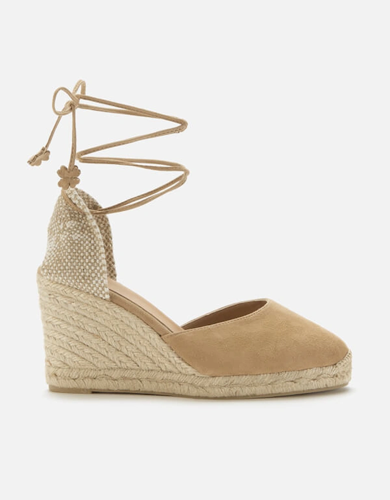 Castañer Women's Carina Wedged Espadrille Sandals - Tostado