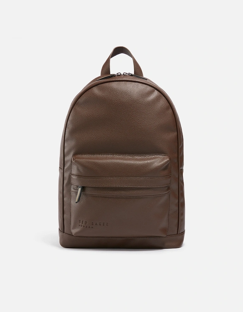 Kaileb Pebble-Grain Leather Backpack