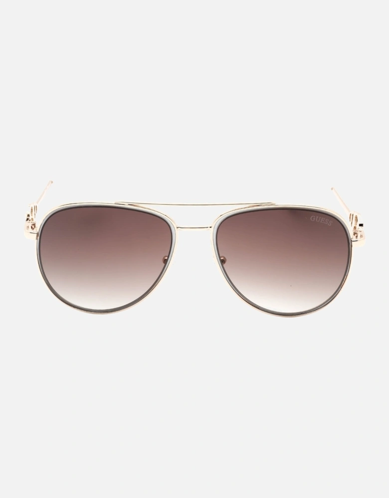 GF0344 32F Gold Sunglasses