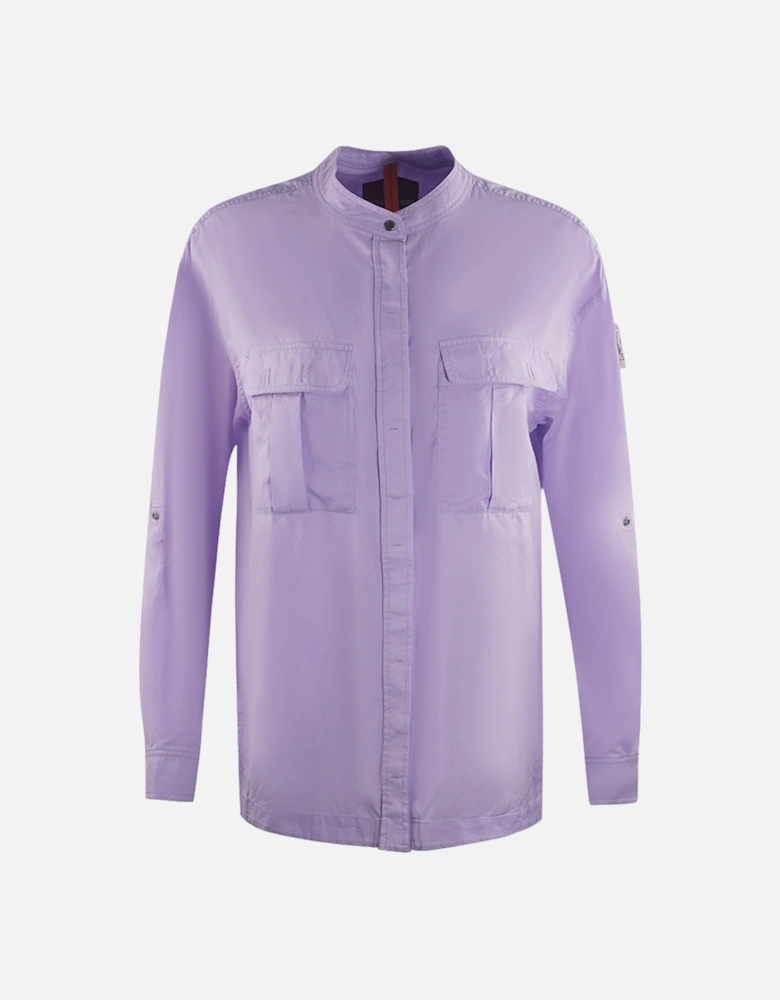 Nevaeh Techno Violet Casual Shirt