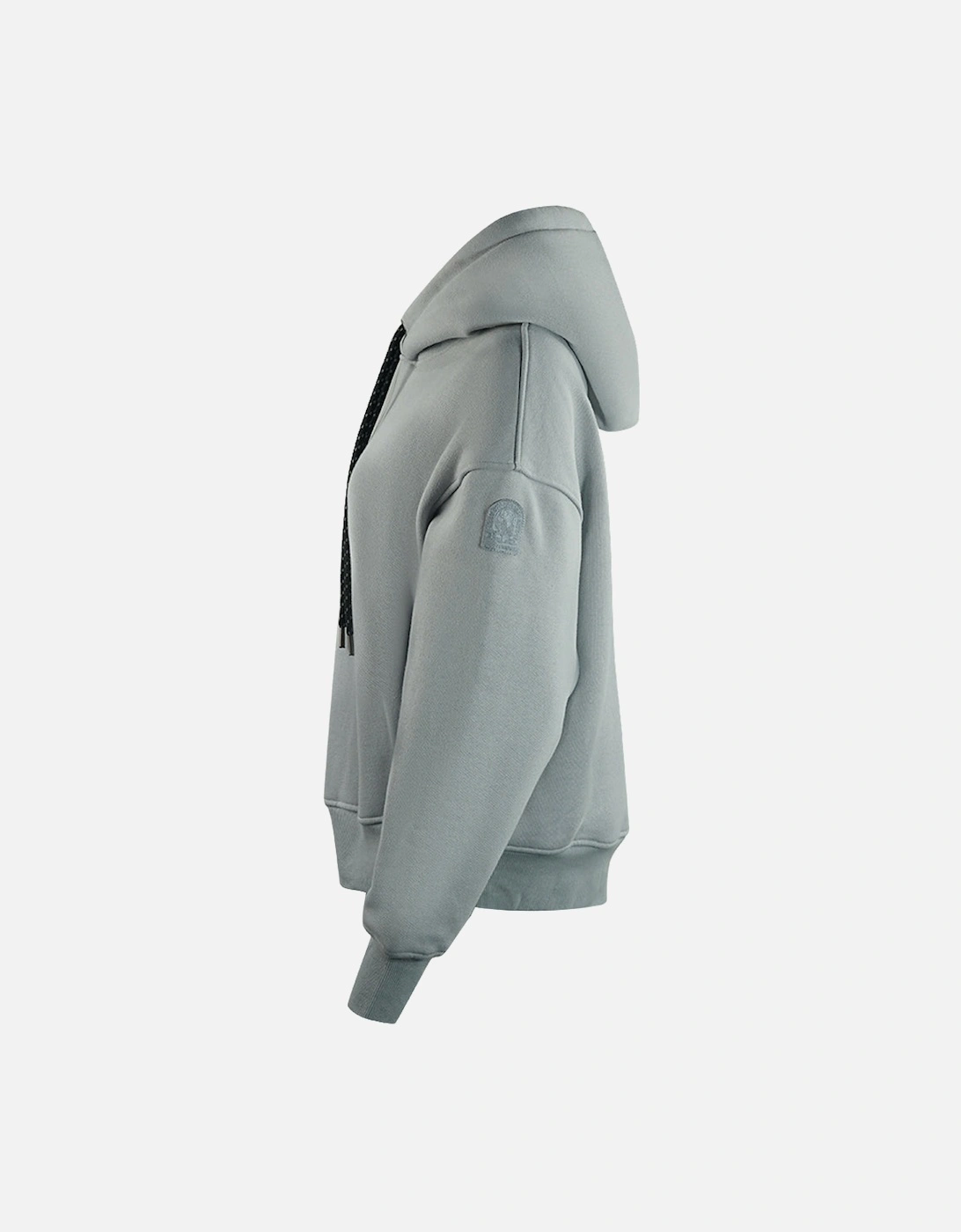 Githa Plain Shark Grey Oversized Hoodie