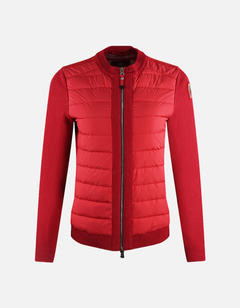 Theresa Unique Red Padded Down Jacket