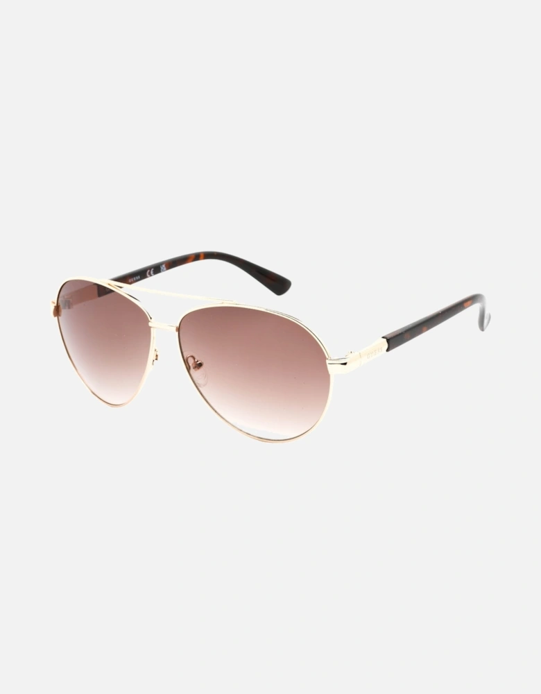 GF0221 32F Gold Sunglasses