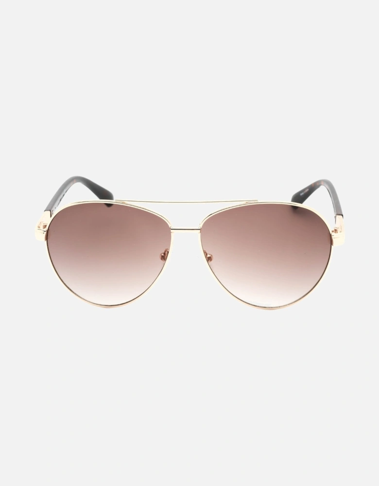 GF0221 32F Gold Sunglasses