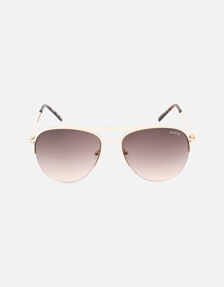 Gf0224 32F Gold Sunglasses