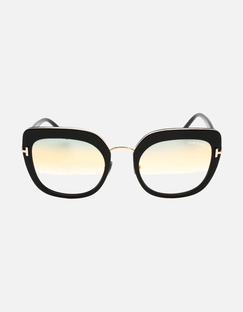 Virginia Ft0945 01B Black Sunglass