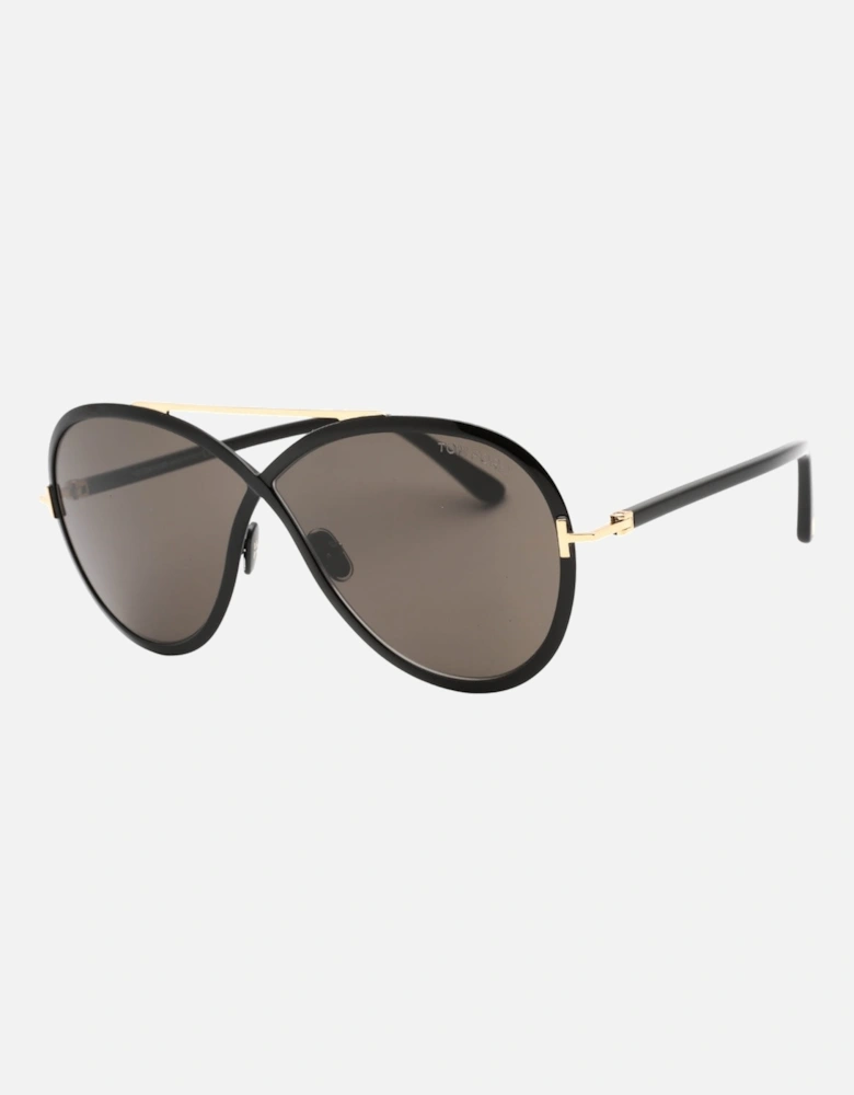 Rickie Ft1007 01A Black Sunglass