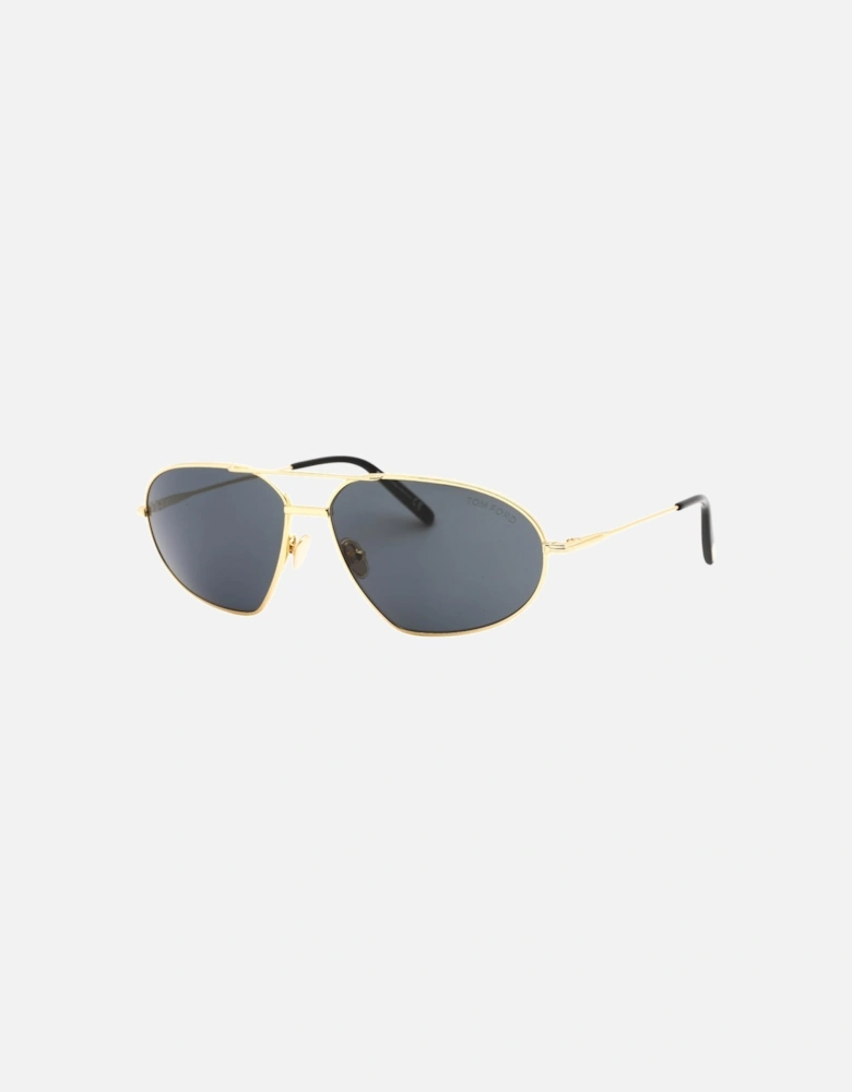 Rickie Ft0771 30A Gold Sunglass