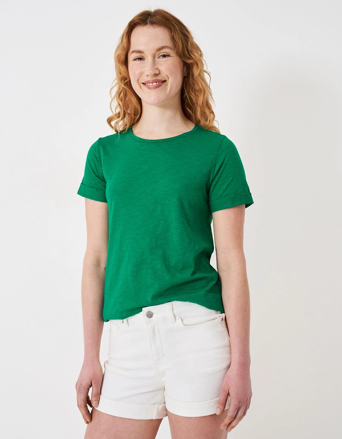 Perfect Crew Slub T-shirt-Green, 2 of 1