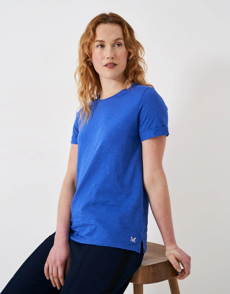 Perfect Crew Slub T-shirt-Blue