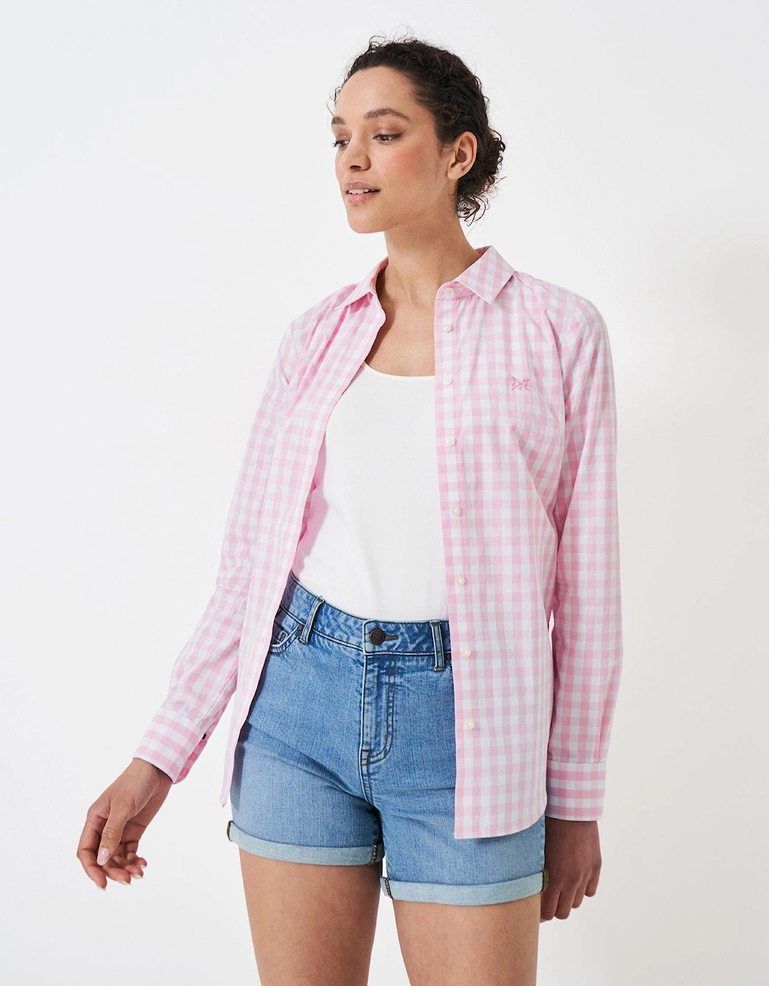 Classic fit gingham shirt - Pink, 2 of 1