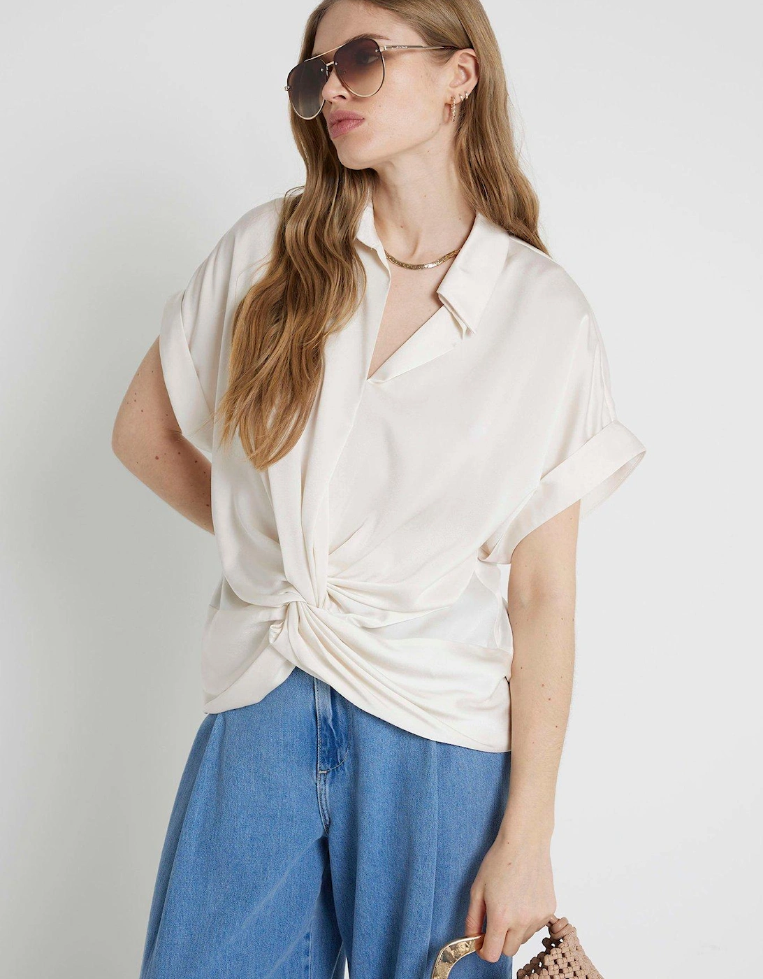 Front Knot Blouse, 2 of 1