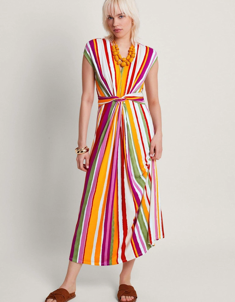 Elise Stripe Maxi Dress - Multi