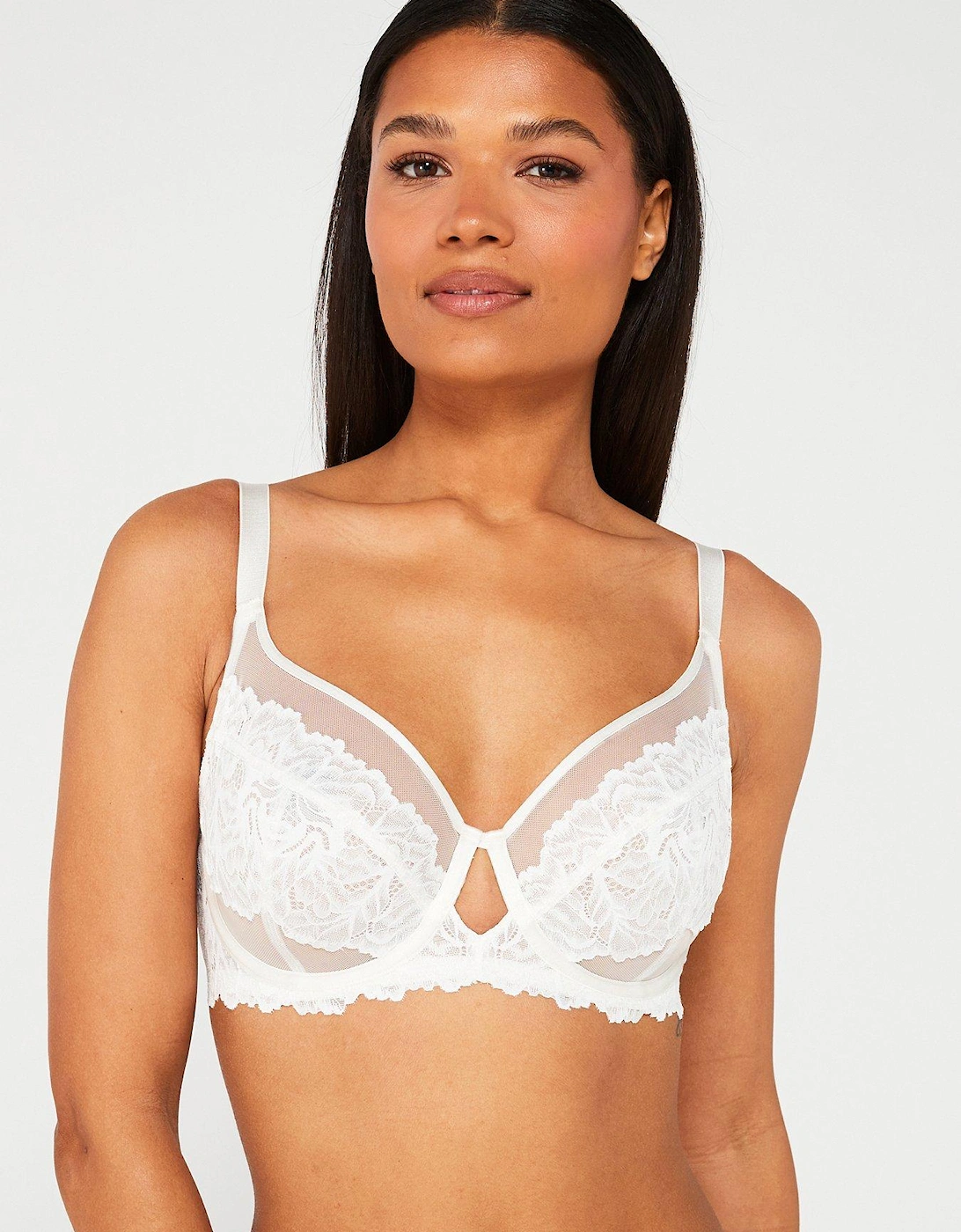 Briella Non Padded Wired Bra - Ivory, 4 of 3