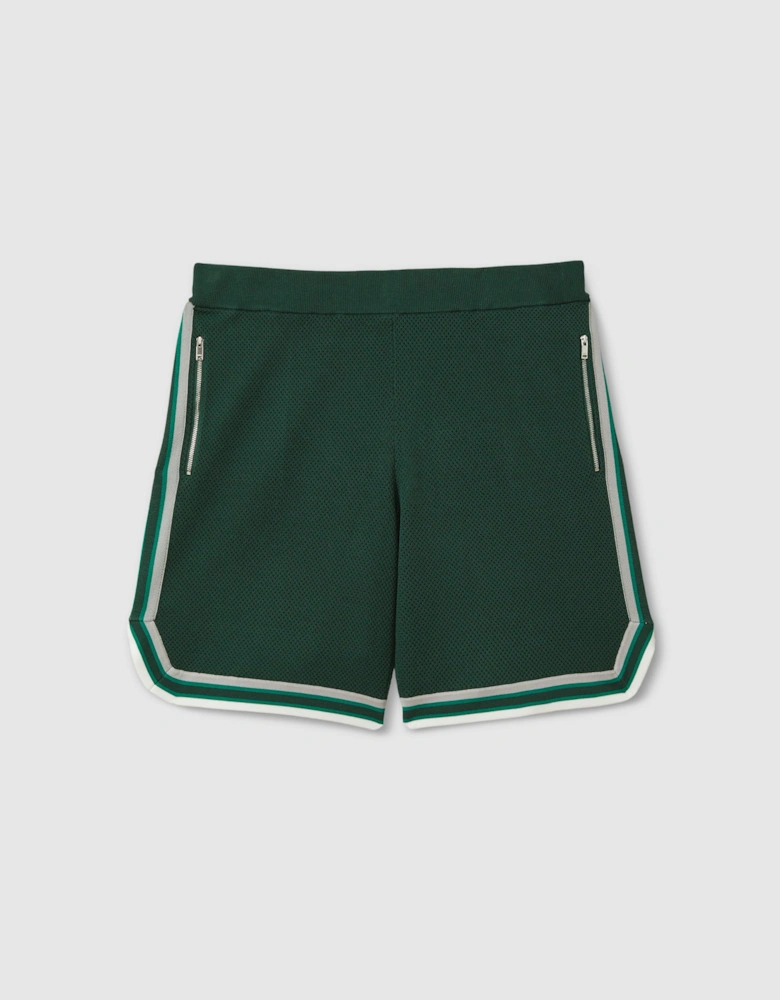 Knitted Elasticated Waist Shorts