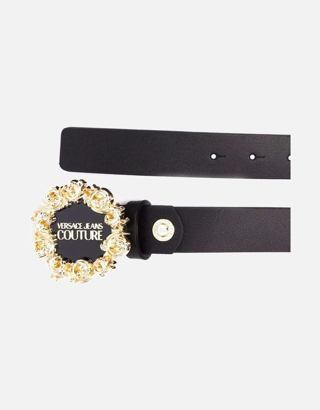 Black Gold Baroque Buckle Belt