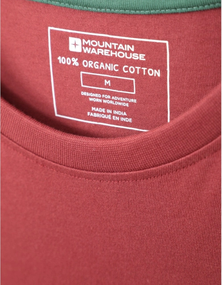 Mens Linear Organic T-Shirt