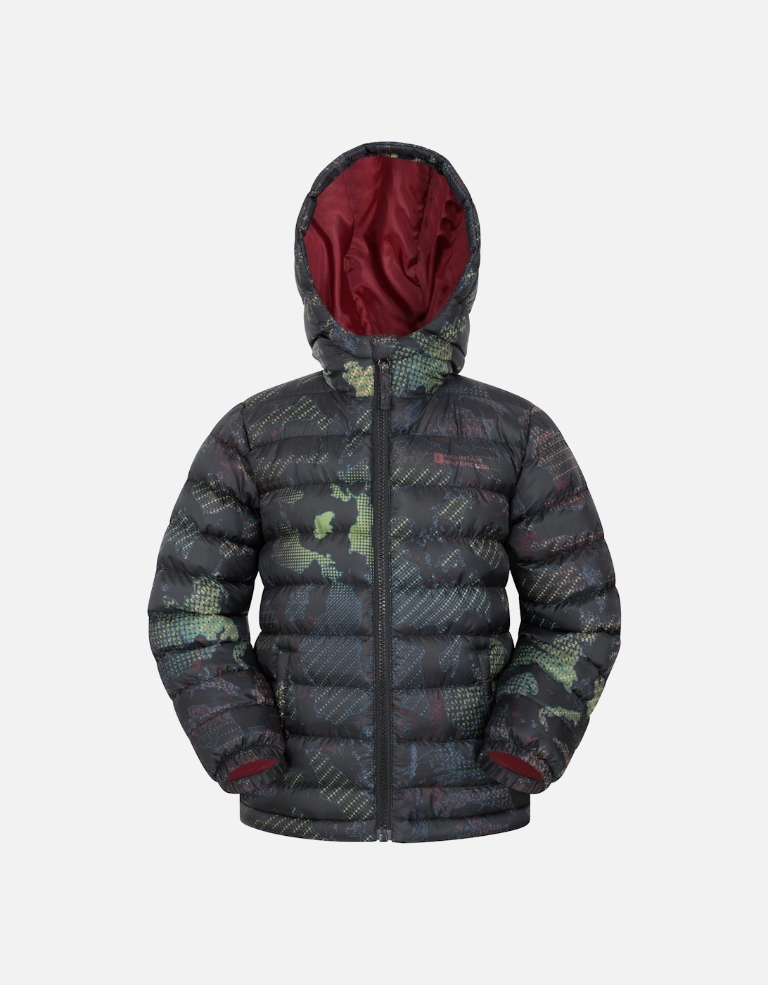 Mountain Warehouse Mountain Warehouse Childrens/Kids Seasons Patterned Padded Jacket - Black