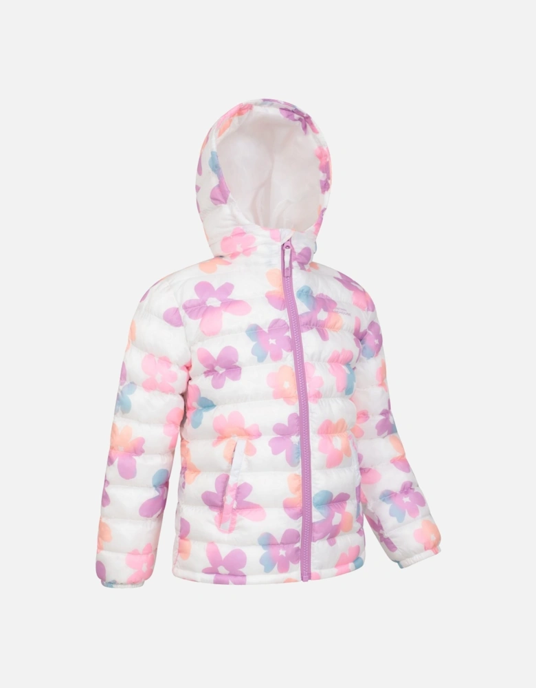 Childrens/Kids Seasons Floral Padded Jacket