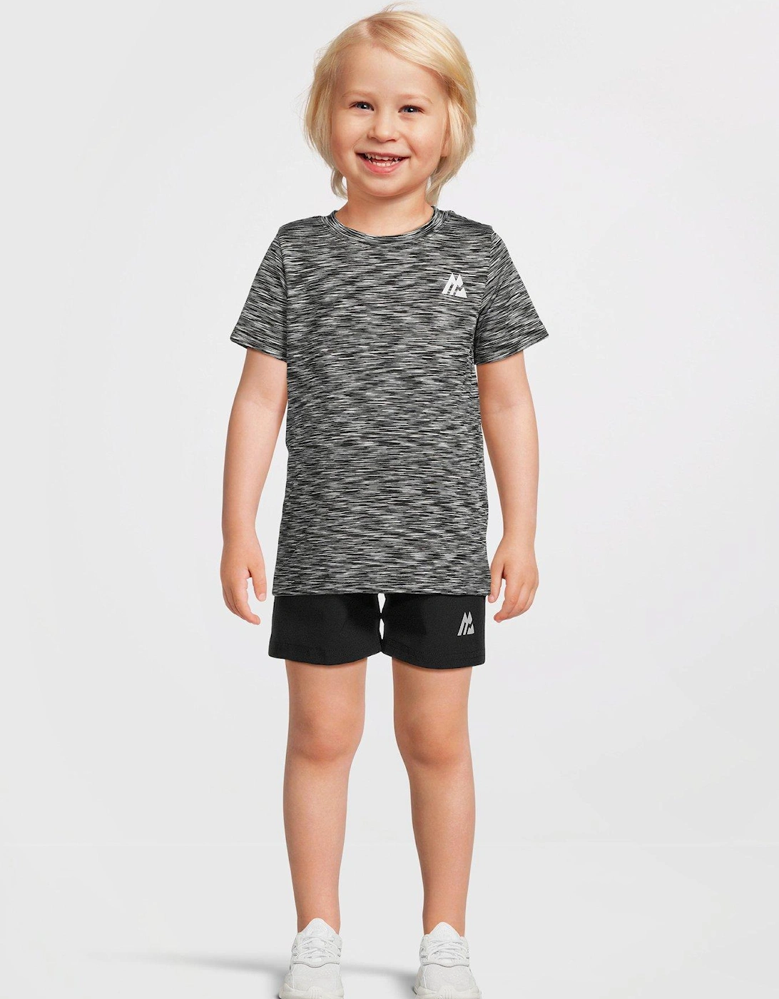 Infants Trail Short Sleeve T-Shirt and Shorts Set - Grey, 5 of 4