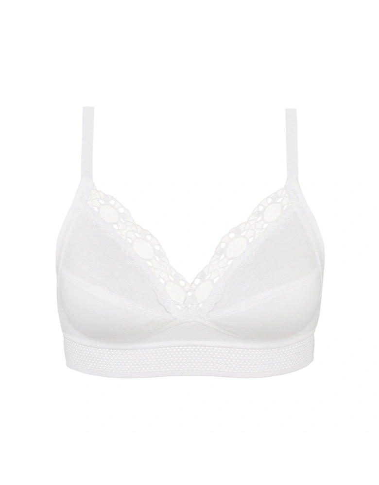 Feel Good Support Non Wired Bra - White