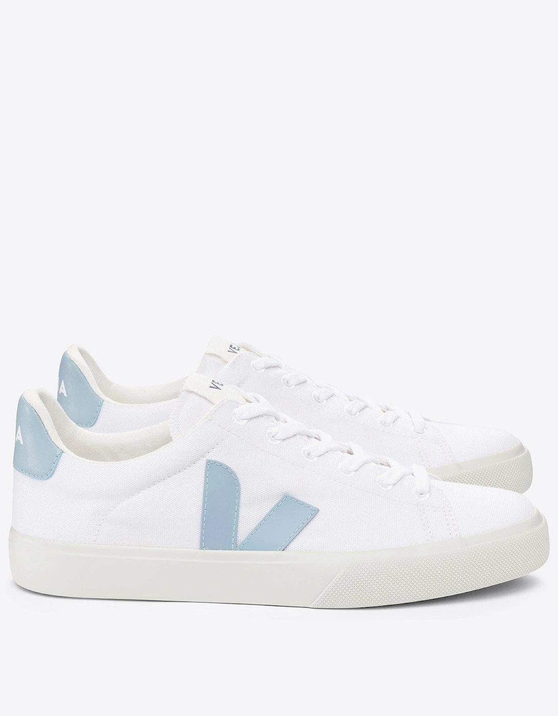 Women's Campo Canvas Trainers - Light Blue, 2 of 1