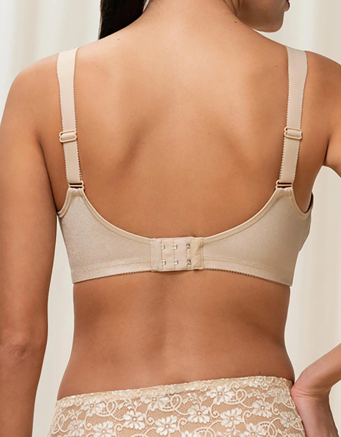 Doreen Cotton Non Wired Bra - Nude