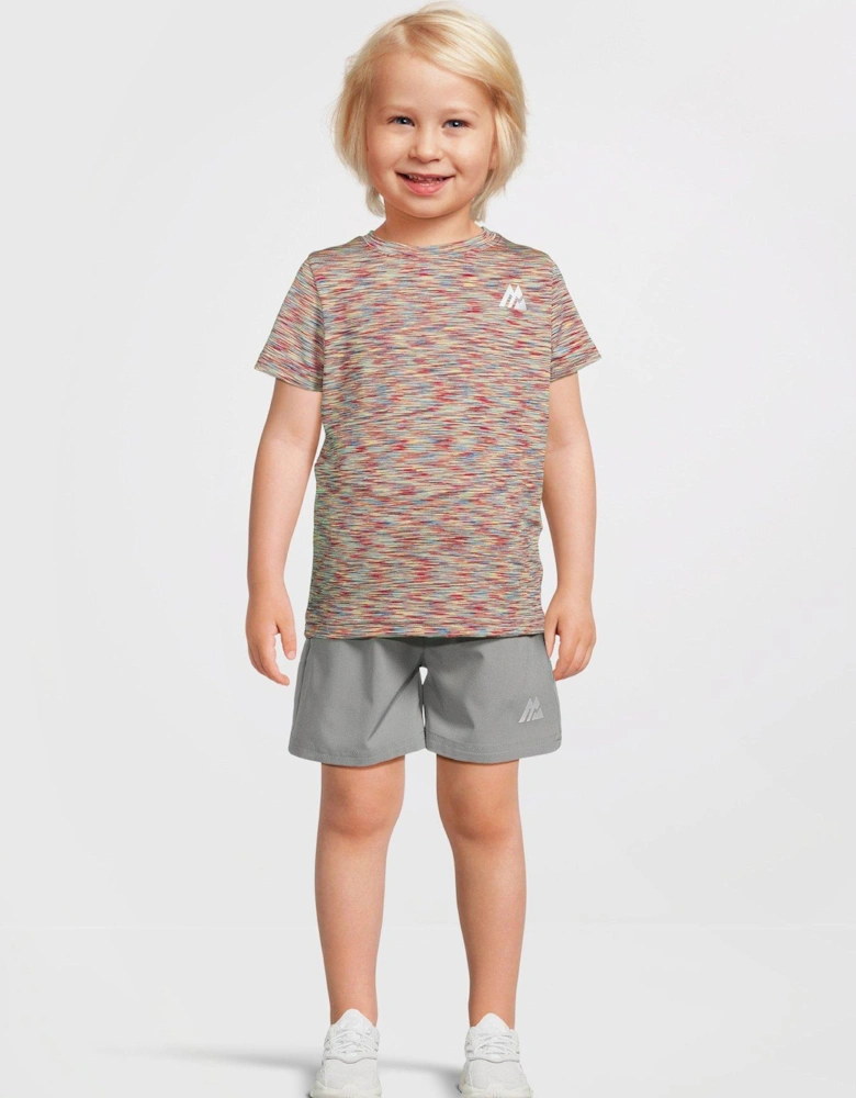 Infants Trail Short Sleeve T-Shirt and Shorts Set - Multi